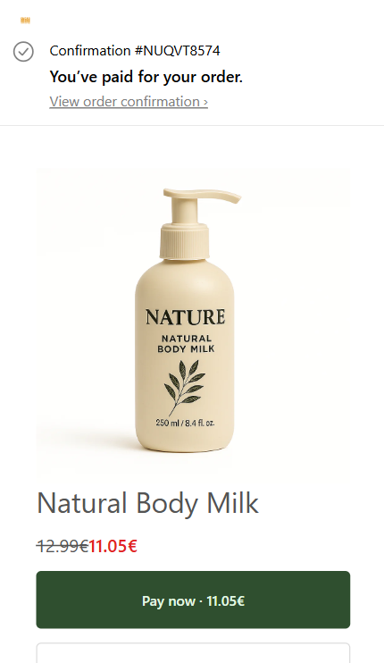 Natural Body Milk